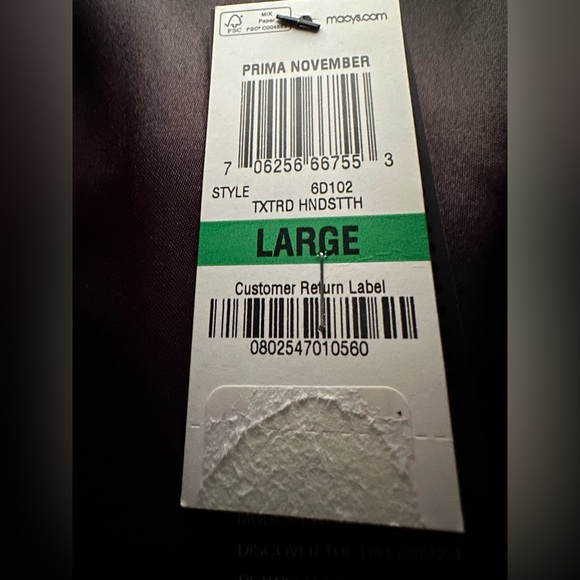 NWT! Alfani Prima houndstooth jacquard jacket. - Picture 5 of 9